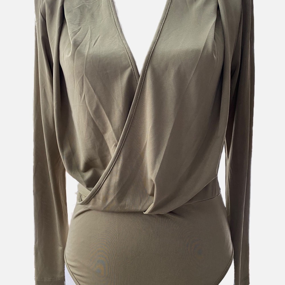 AQ/AQ Olive Green Bodysuit
